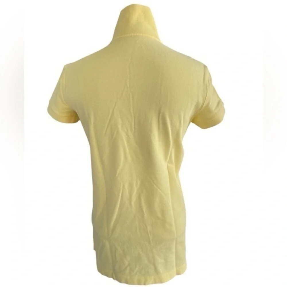 LILLY PULITZER Island Polo Yellow Pink Short Sleeve Preppy Shirt Size Small - Picture 2 of 8